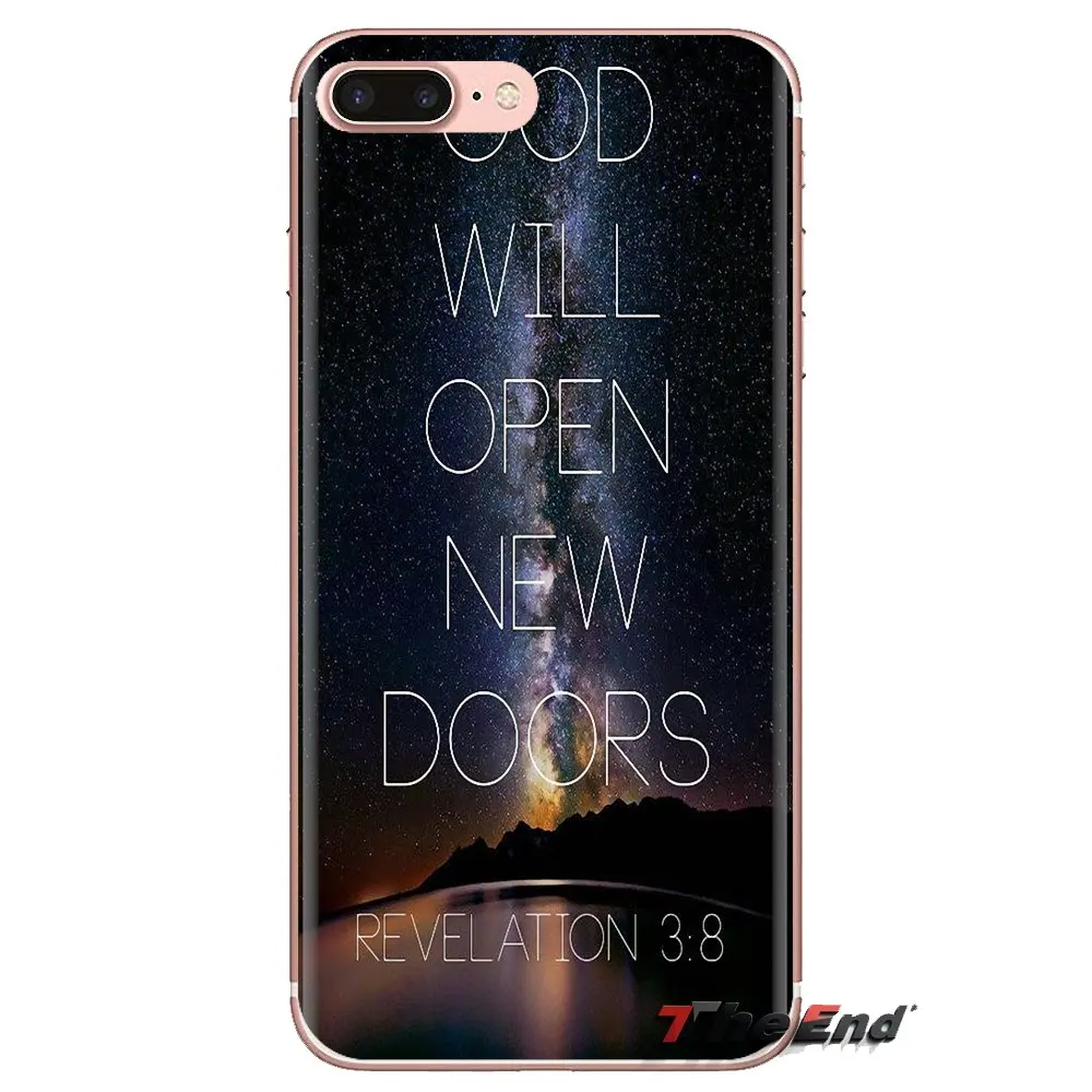 Для samsung Galaxy S3 S4 S5 Mini S6 S7 Edge S8 S9 S10 Plus Note 3 4 5 8 9 Мягкие прозрачные чехлы Библейский