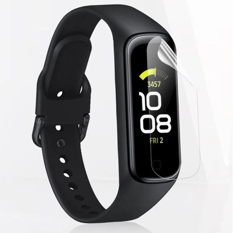 

New Soft TPU Clear HD Protective Film For Samsung Galaxy Fit 2 Fit2 Smartband Wristband Screen Protector Cover Accessories Films