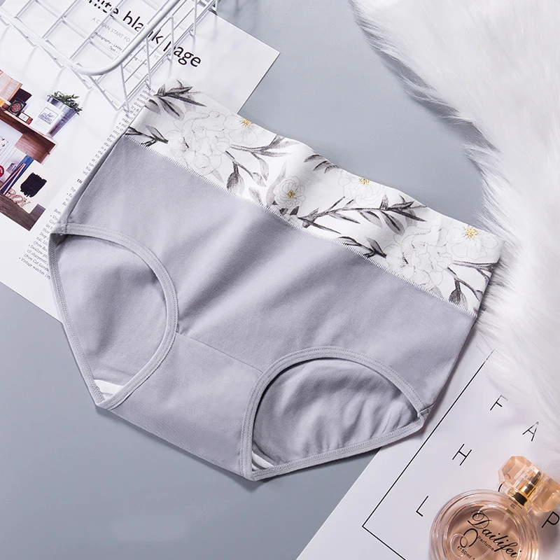 6 шт женские удобные плавки трусы из хлопка бесшовное нижнее белье с высокой