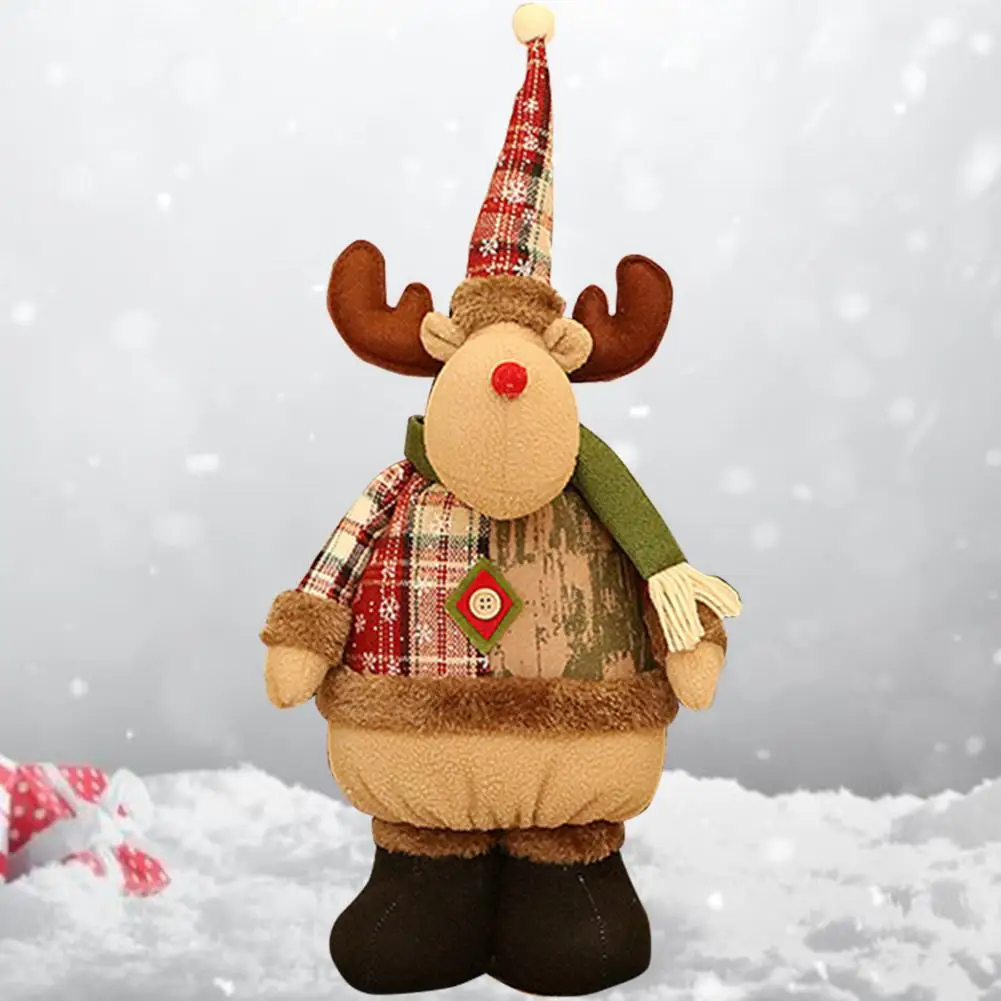 Big Size Christmas Dolls Santa Claus Snowman Elk Toys Xmas Figurines Gift For Kid Red Tree Ornament Home Decor | Дом и сад