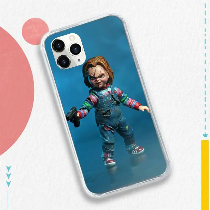 

CHUCKY horror movie fundas painting Phone Case for iPhone 11 12 pro XS MAX 8 7 6 6S Plus X 5S SE 2020 XR