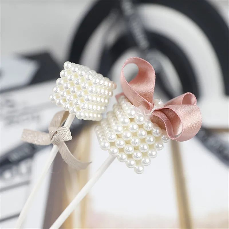 Cakelove Подарочная коробка с бантом и жемчугом 1 шт. топ для торта детский душ сделай