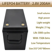 2021 12v 280ah lifepo4 battery diy 12 8v 280ah rechargeable battery pack for e scooter rv solar energy storage system