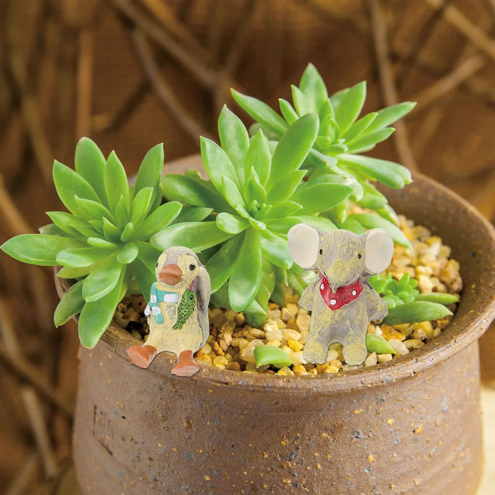 

20Pcs Mini Animals Adornments Resin Craftwork Vivid Micro Landscape Decorations