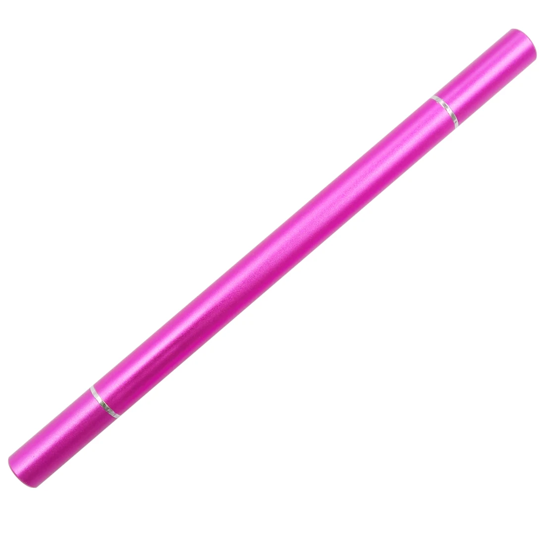 Pink Ручка для сенсорного экрана силикон плюс проводящая ткань два в одном сменная емкость ручка для рукописного ввода - Цвета: Pink