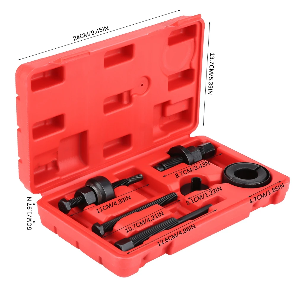 6 шт. набор инструментов для удаления и установки рулевого насоса из углеродистой