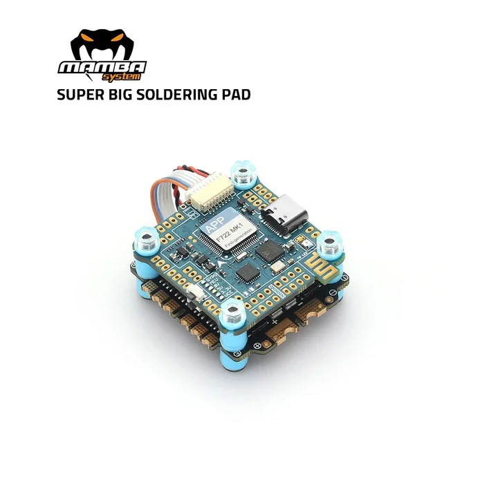 Контроллер полета DIATONE MAMBA F722 APP MK1 F50PRO F60PRO 3 6S STACK F7 BLHELI32 50A 60A 4 в 1 ESC Combo|Детали и