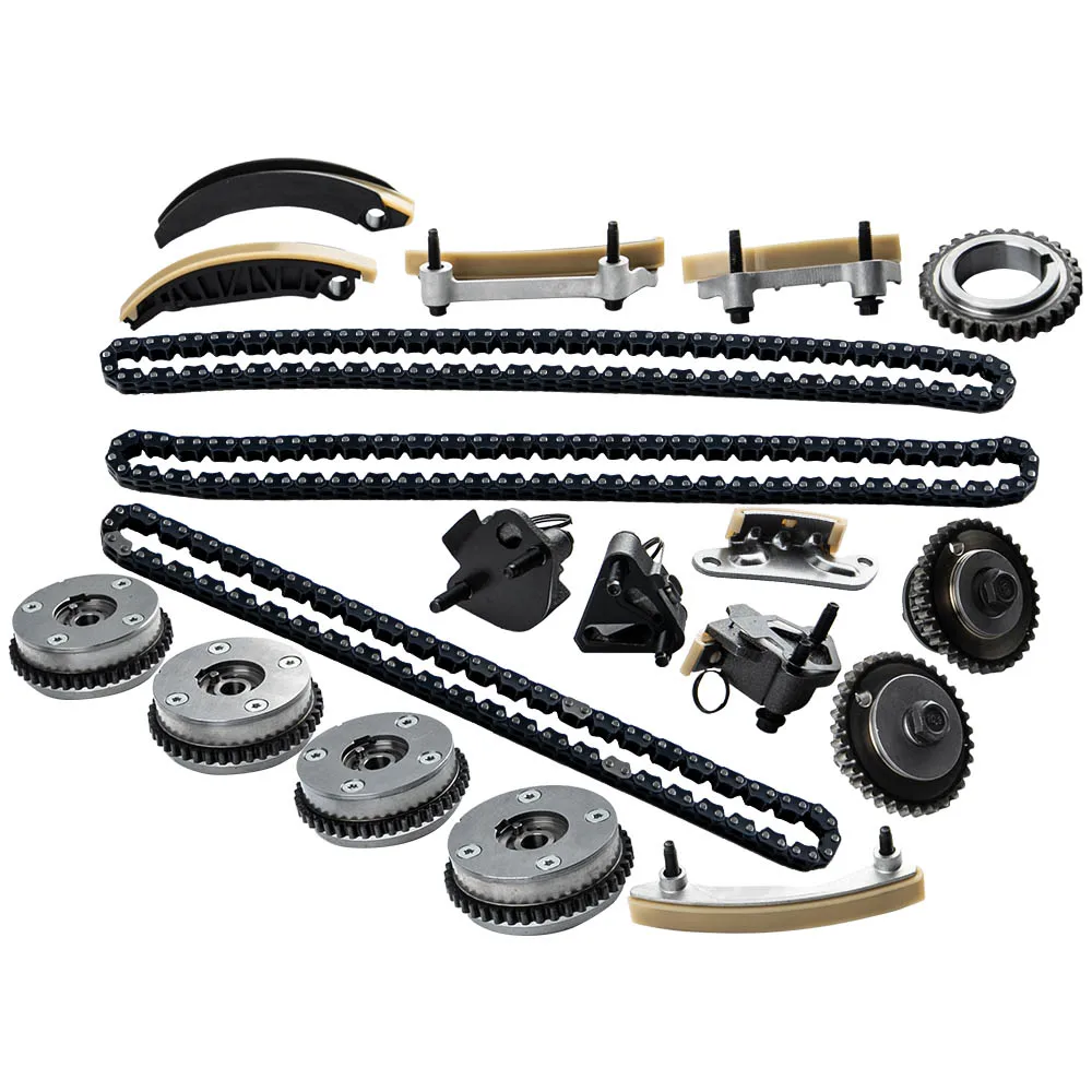 

MAXPEEDINGRODS Timing Chain Kit for Cadillac Buick Pontiac 3.6L w/ Camshaft Cam Gears 2006-2017