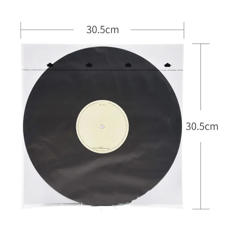 

20PCS Anti-static Rice Paper Record Inner Bag Sleeves Protectors For 12 Inches Vinyl Record Turntable Accessories