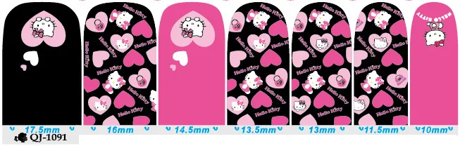 Beautome QJ Kitty DIY дизайнерский полный Чехол для дизайна ногтей Наклейка Дизайн Фольга