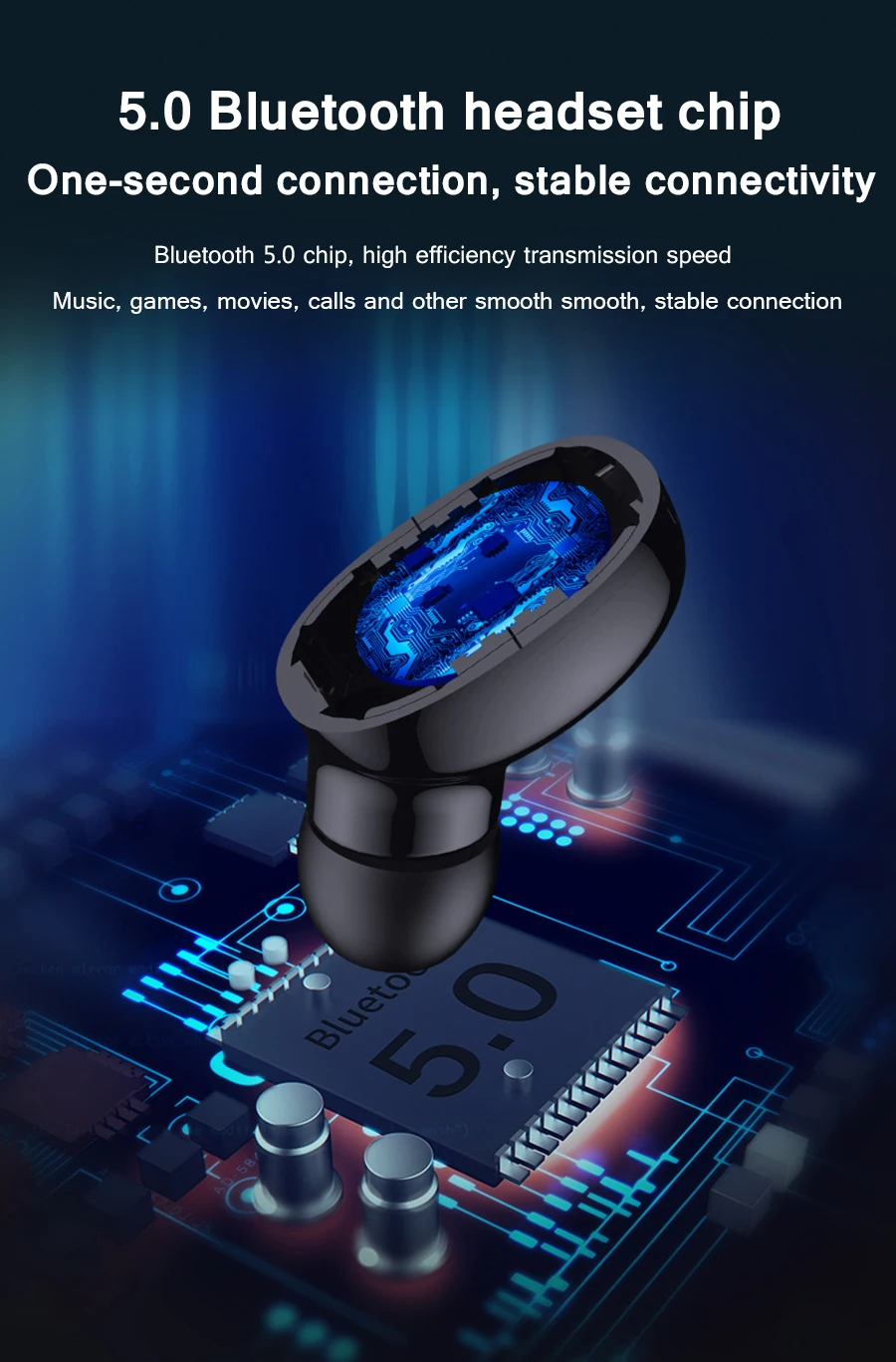Беспроводные наушники стерео bluetooth наушники T2 TWS Bass Surround auriculares bluetooth inalambrico 2200 мАч музыка fone de ouvido