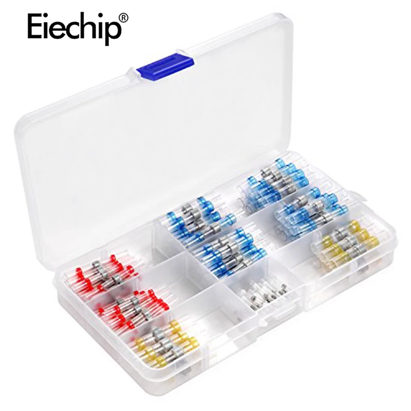 

heat-shrink tubing Terminals Insulated Waterproof Solder Sleeve Tube Electrical Wire Butt Connectors Polyolefin assortment set