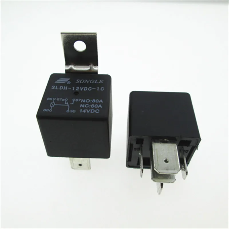 Горячая новинка реле на 12 В постоянного тока Φ SLDH12VDC1C 60A 14 5 контактов 2 шт./лот|Реле|