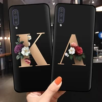 print your letter names phone case for samsung galaxy a10 a20 a20e a30 a30s a40 a50 a50s a60 a70 a530 a750 a7 2018 case