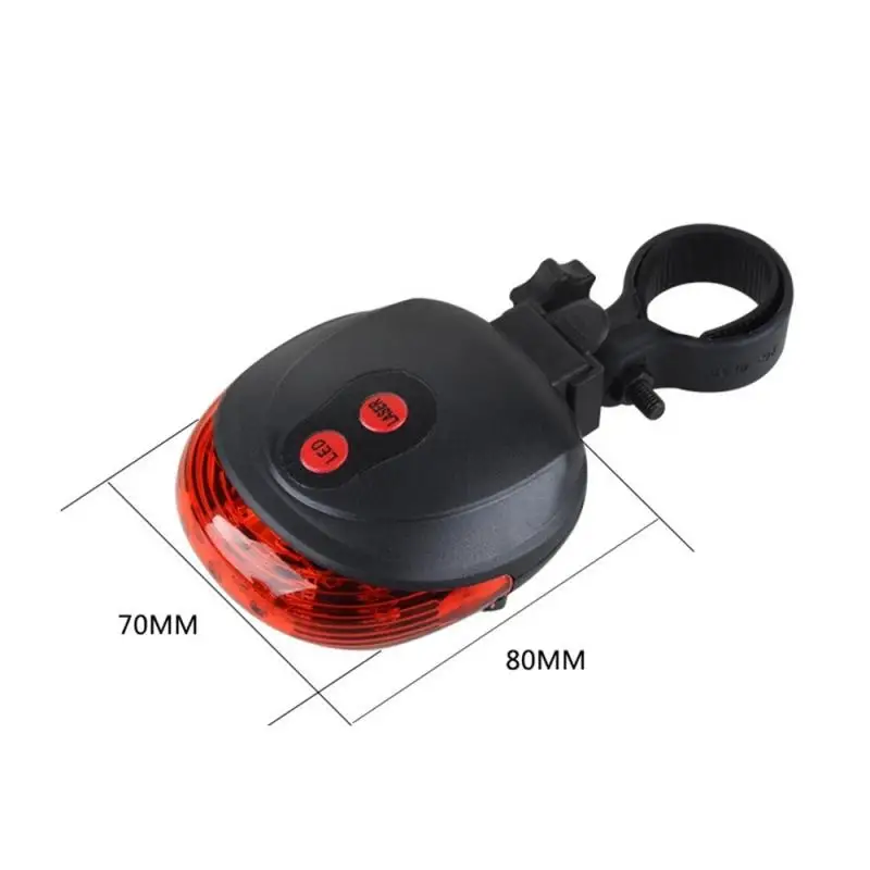 

Hot Bicycle Taillight LED Aluminum Alloy High Brightness Ruby Tail Light Warning Safety Helmet Accessories MTB Equipment New