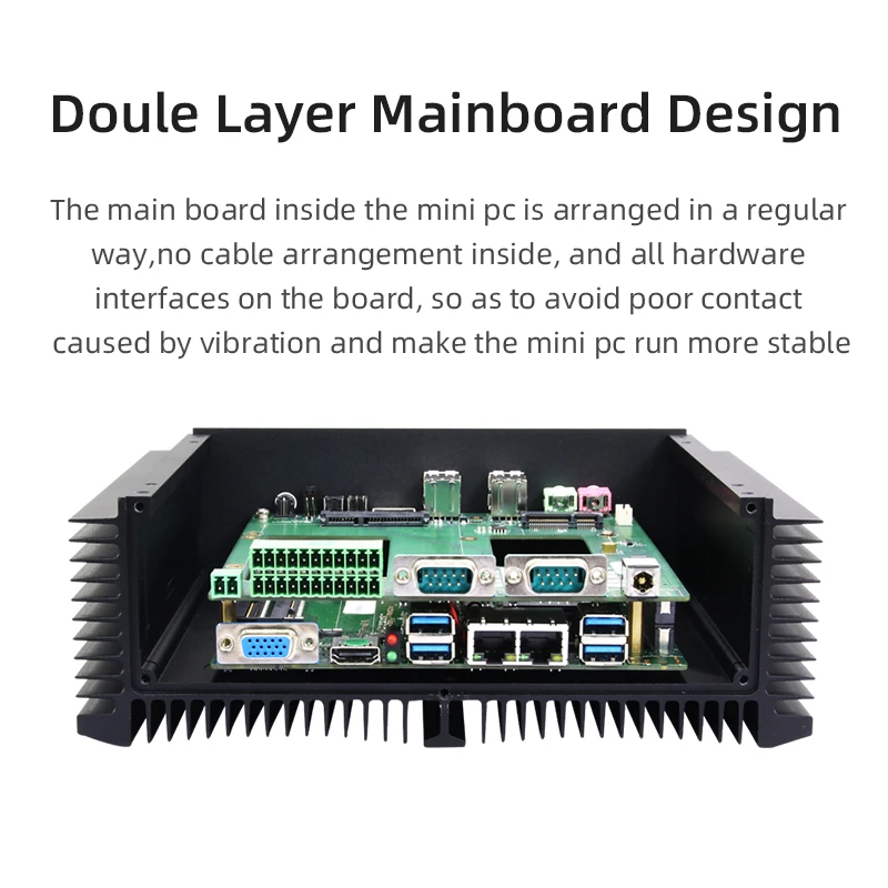 

Dual Ethernet Fanless MINI PC Computer Intel Core i5 4200U 7200U 8350U I7 7500U RS485 GPIO DDR4 Embedded IP65 Industrial MINIPC