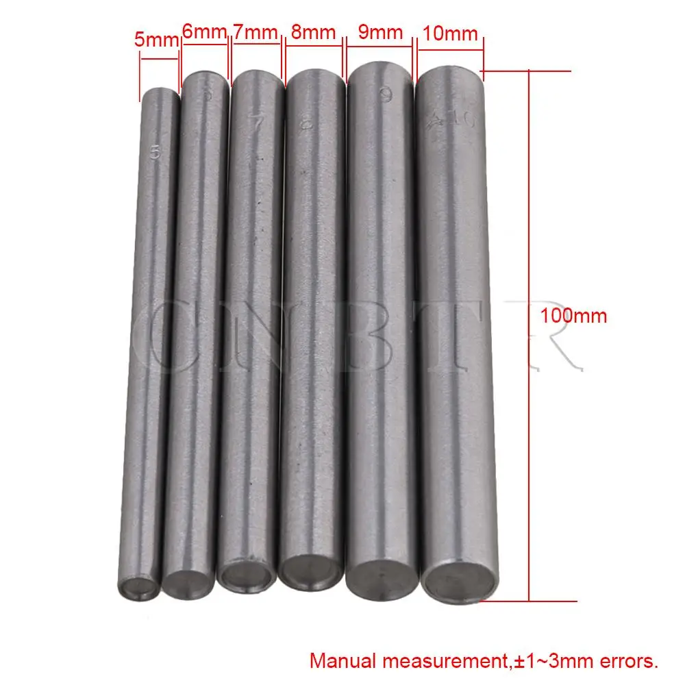 

CNBTR 6Pieces Round Head Rivet Installation Leather Tools Round Head with Base