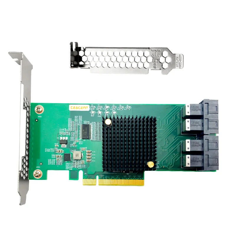 ceacent nvme контроллер ssd райзер 12gbs anu24pe08 sff8643 р