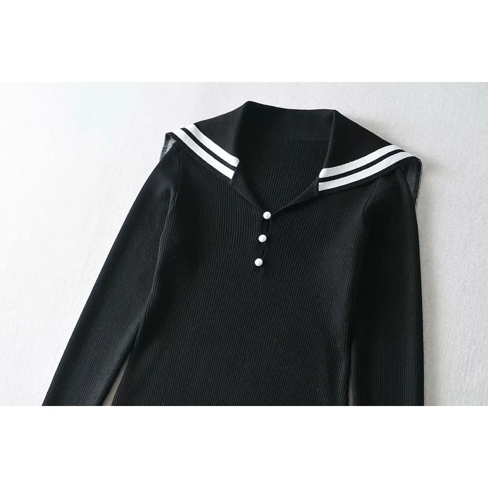 

2021 Preppy Style Streetwear Long Sleeve Slim Bodysuit Fashion Playsuit Female Romper Overalls For Women Basic Female Jumpsuit