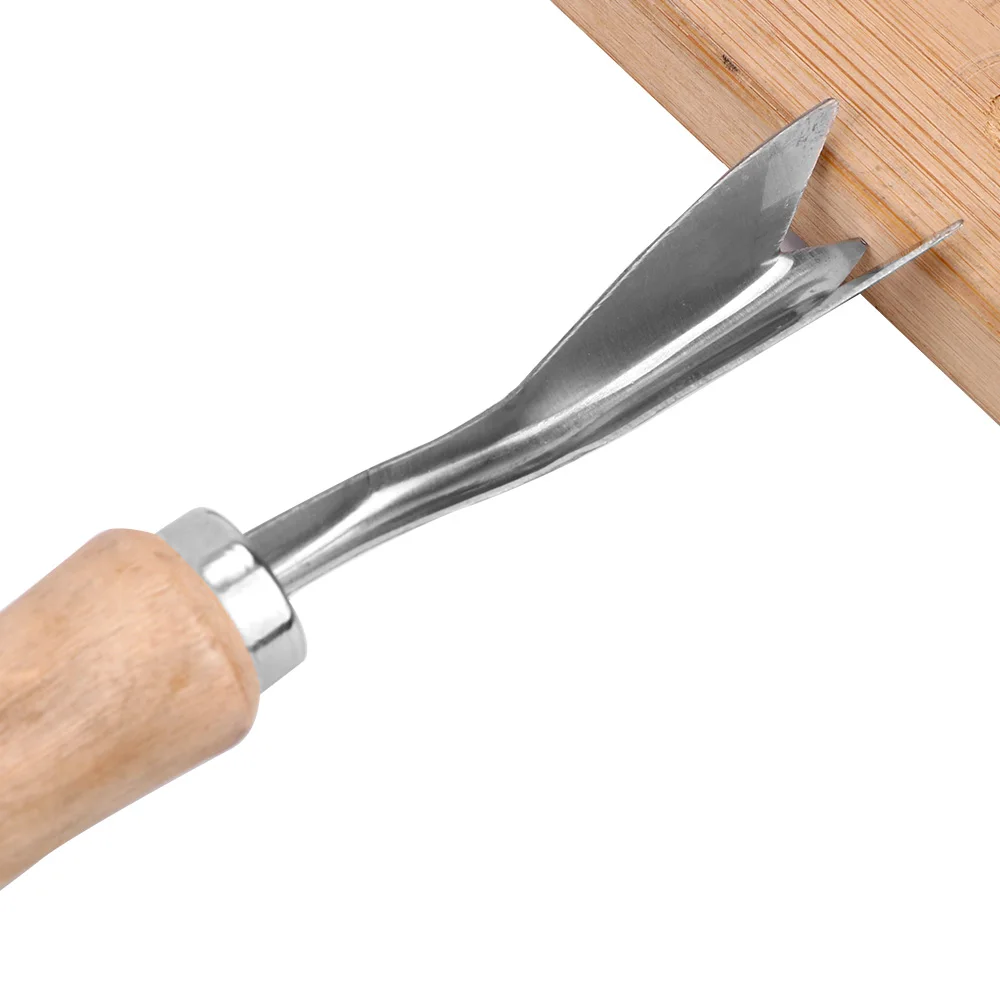 HILIFE нож для удаления Ананас Семена Овощечистка из нержавеющей стали с деревянной