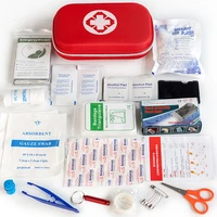 18 items44pcs portable travel household survival kit multi layer eva first aid kit outdoor car bag emergency kit