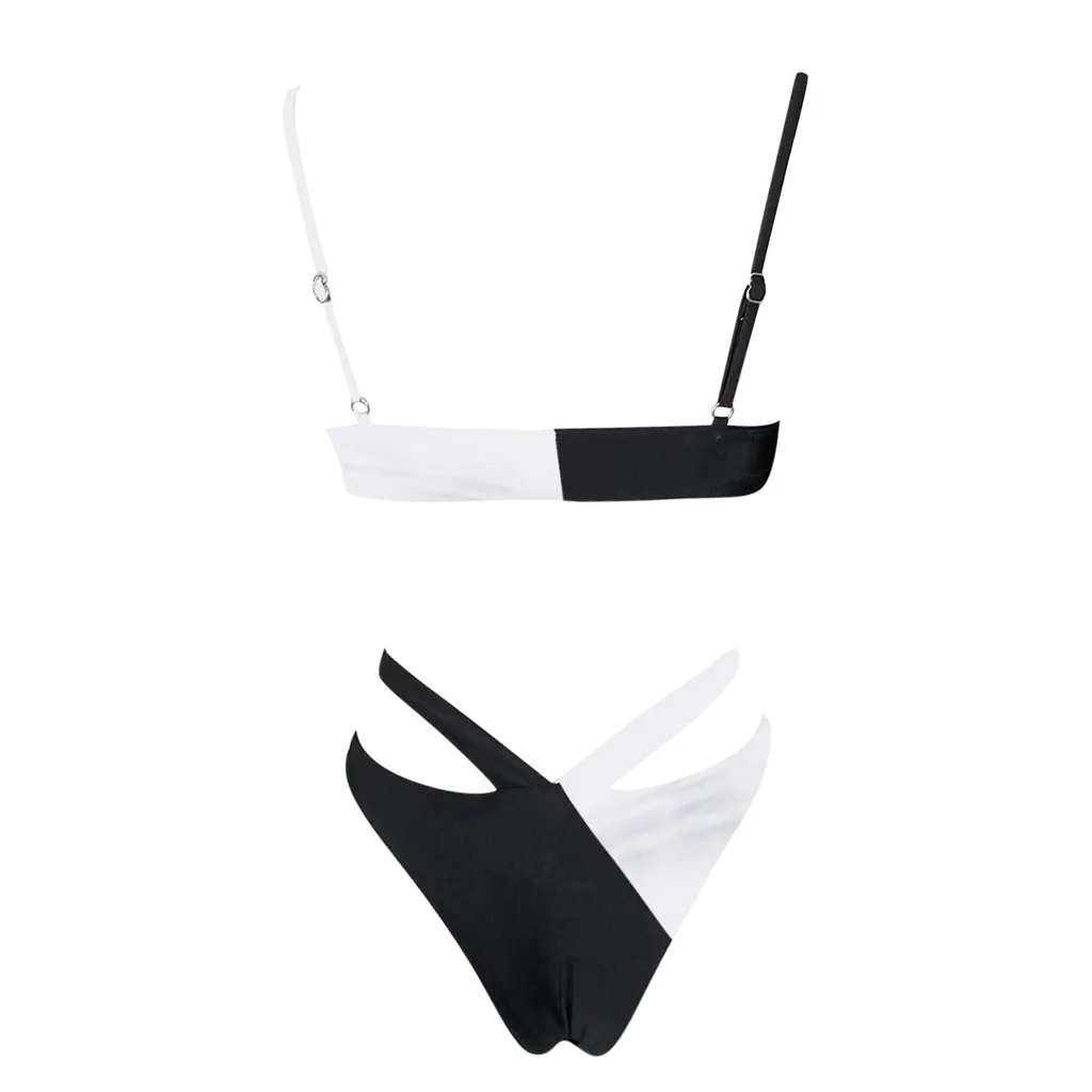 

Sexy Bikini Push Up Swimwear Women Biquinis Feminino 2021 Mujer Swimsuit Swimming Bathing Suit Patchwork Print Bikinis Set