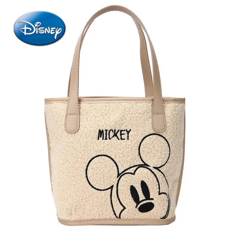 

New Disney Cartoon Woman Shoulder Bag High Quality Handbag Large Capacity Shopping Bag Tote Bag Luxury Female Bag Christmas Gift