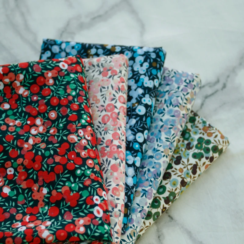 145x50 см пасторальная Цветочная простая хлопчатобумажная ткань сделай сам Детская