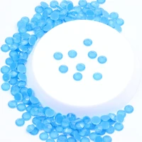 fluorescent rhinestone new glass flatback luminous strass ss6 ss30 fluorescent blue color diy nail jewelry decorations