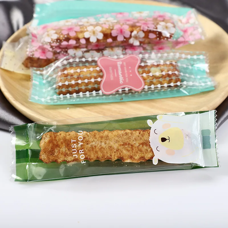 50 шт мультфильм небольшие полиэтиленовые пакеты для конфет леденец печенье