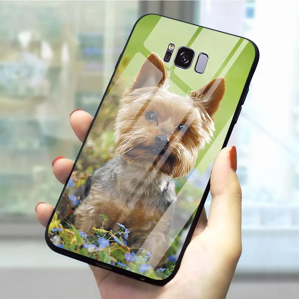 Чехол для телефона Samsung Note 9 чехол из закаленного стекла йоркширского терьера 8 10 S7