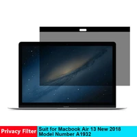magnetic privacy filter screen protective film for macbook air 13 inch screen protector for macbook model number a1932 new 2018