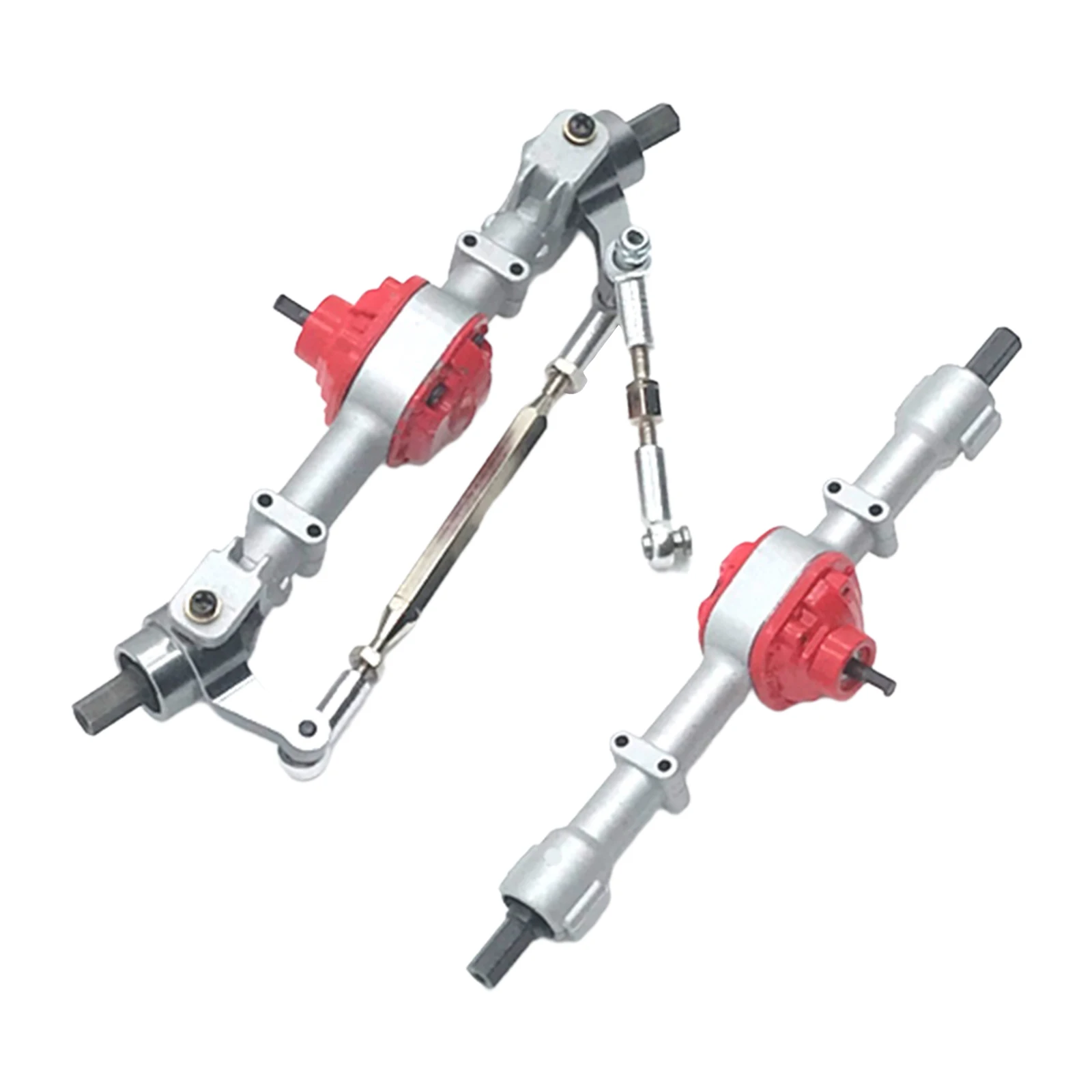 

RC Car Axles Set CNC Metal Front and Rear Straight Axle for 1:12 RC Rock Crawler MN D90 D96 MN90 RC Car