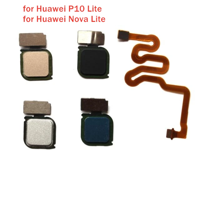 Для Huawei P10 Lite сканер отпечатков пальцев Разъем Главная Кнопка клавиша Touch ID гибкий кабель Ремонт Замена частей тест QC