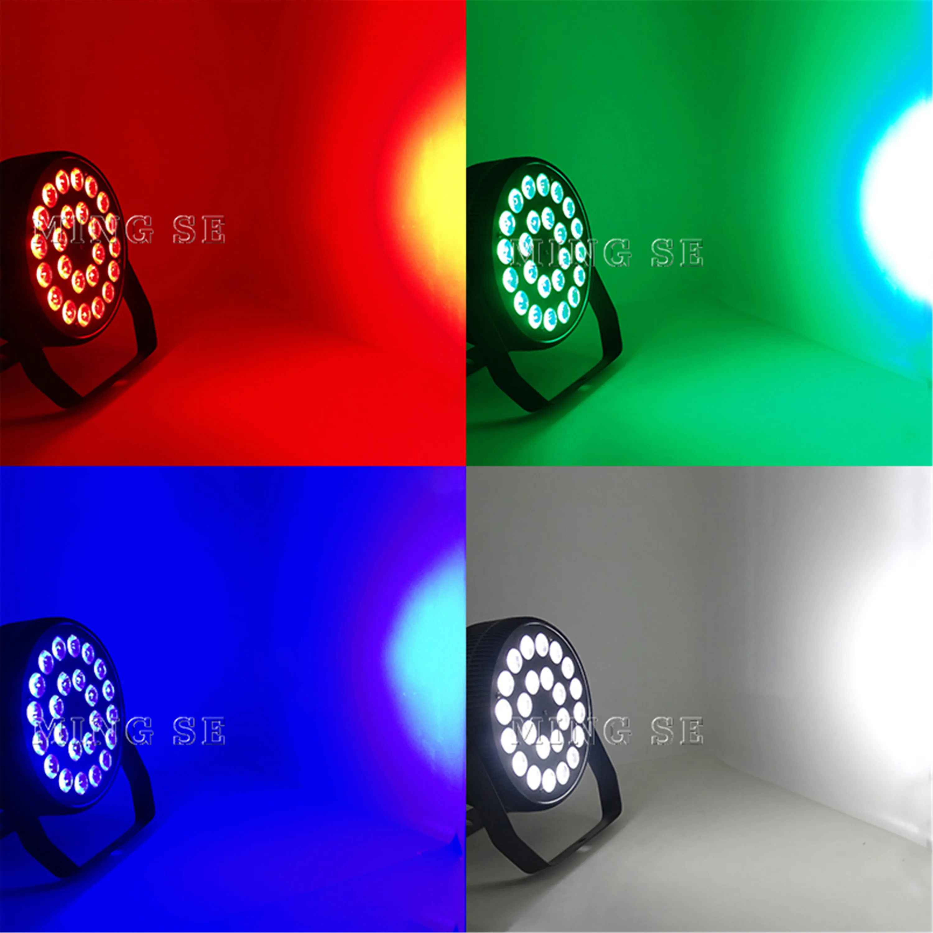 10 шт./лот 24x12 Вт RGBW 4 в 1 светодиодный прожектор Par 24*12 с dmx512 сценический светильник