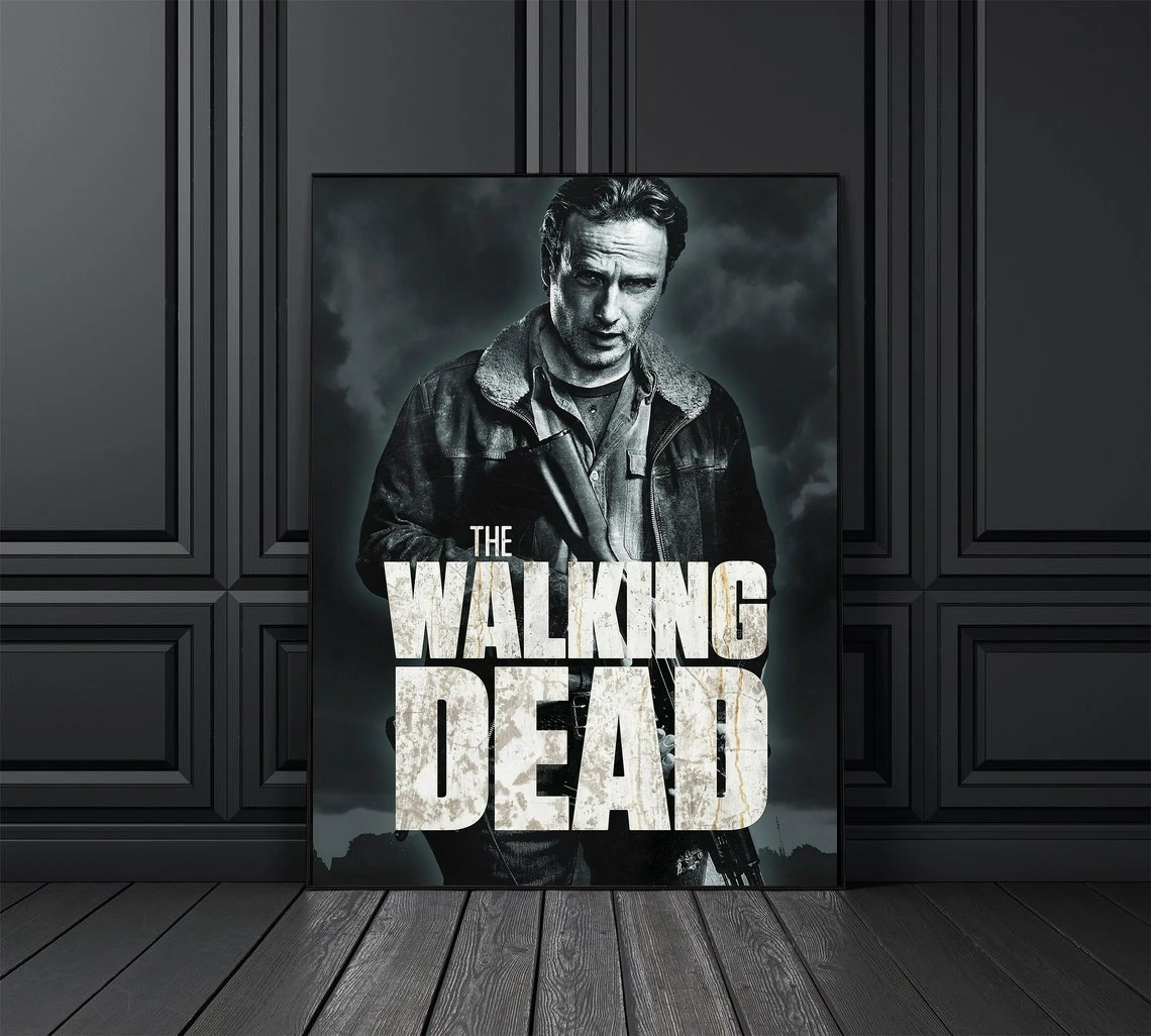 Постер с изображением ходячих мертвецов дома картины для украшения стен (без