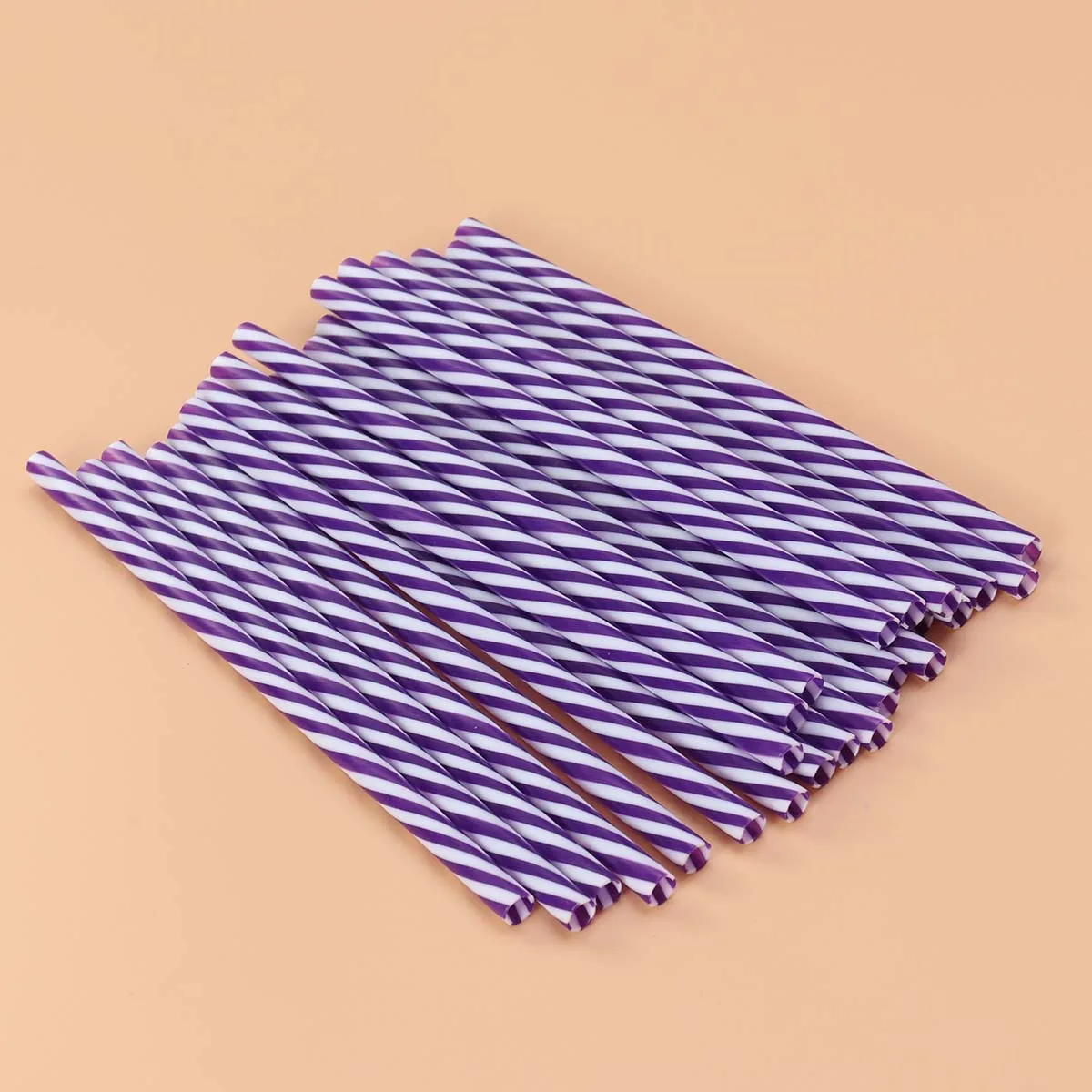 Упаковка из 24 шт одноразовые стильные креативные питьевые соломинки в полоску