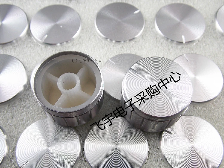 

20PCS Aluminum alloy knob knob, metal, acoustics, switch knob potentiometer knob size 23x17