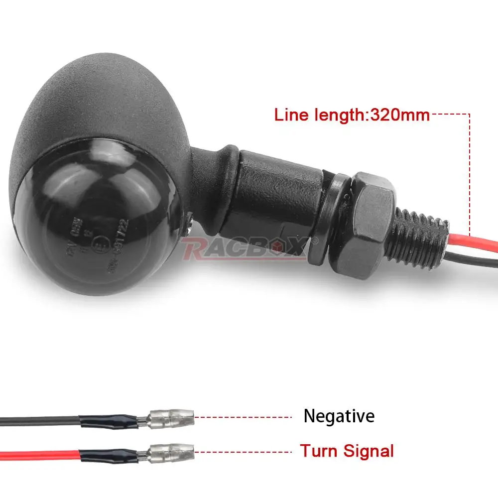 2/4pcs Motorcycle Turn Signals 12V mini Bullet Indicators Light Running Lamp Universal for motorbikes Honda Yamaha Suzuki |