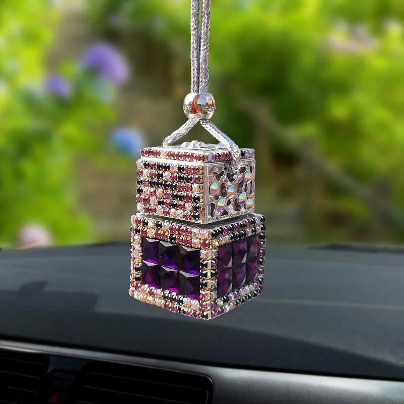 

Car Perfume Bottle Car Accessories Creative Pendant Manufacturers Car Ornaments Hanging Light Fragrance Accessories