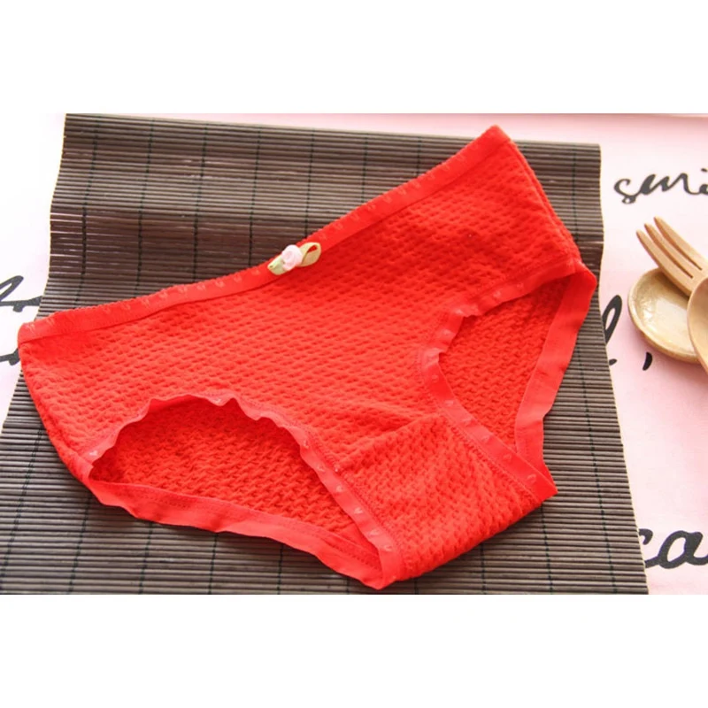 Пикантные женские трусики Lucky Red бесшовное нижнее белье для девочек милые удобные