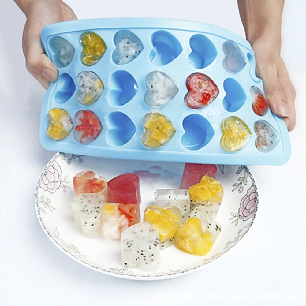 

Silicone jelly ice cream mold 21 compartment food silicone mold ice box1