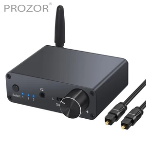 PROZOR Bluetooth-совместимый DAC преобразователь 192 кГц цифро-аналоговый преобразователь с усилителем наушников AAC Встроенный 5,0 приемник