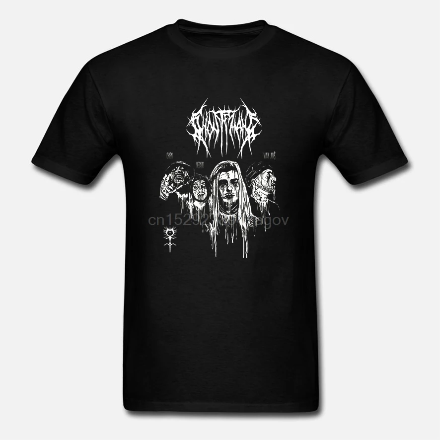 GHOSTEMANE World Tour Dates Футболка мужская размер США S-3XL простая с короткими рукавами