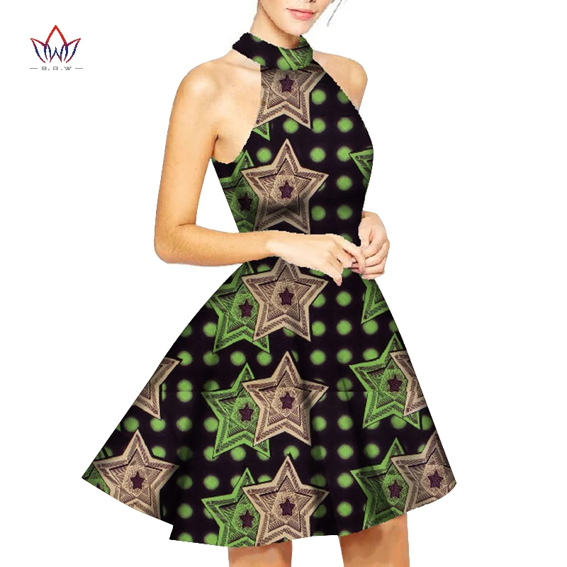 Женское платье в африканском стиле с лямкой на шее|dress fairytale|apparel materialapparel fit |