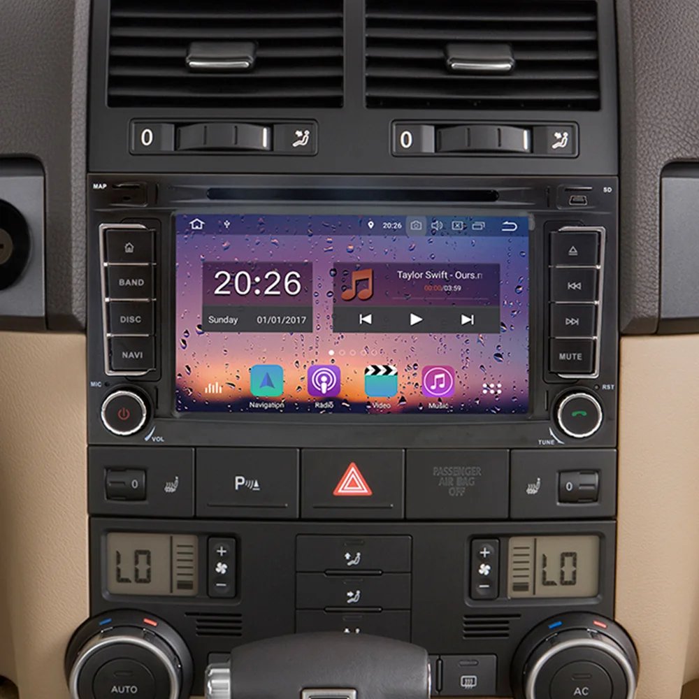 Автомобильный мультимедийный плеер стерео GPS DVD радио навигация Android экран для