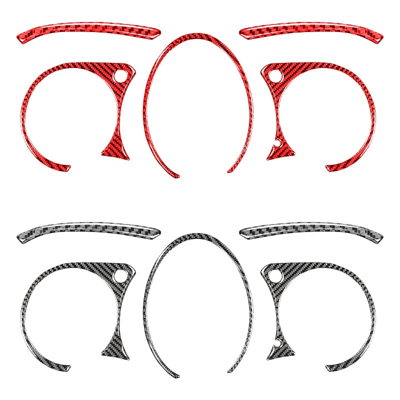 

5Pcs for Nissan 370Z 2009-20 Bezel Trim Frame Car Interior Sticker