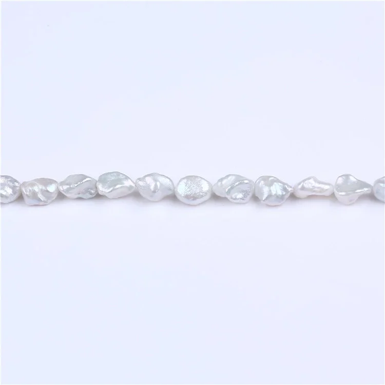 

APDGG Wholesale 5Strands Natural 7-8mm keshi pearl freshwater pearl strands Loose Beads women lady jewelry DIY