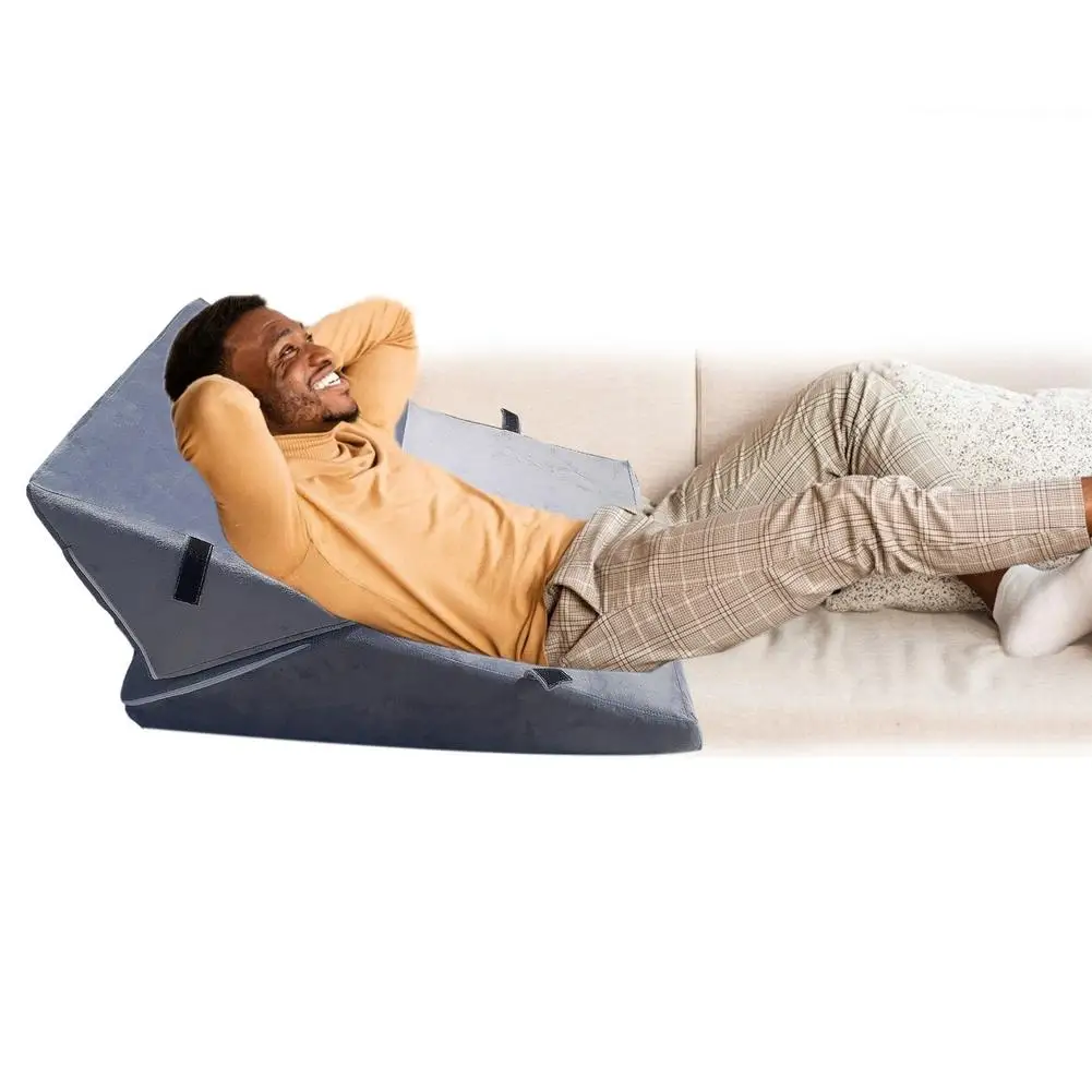 Memory Foam Wedge Pillow Adjustable Sleeping Incline Cushion Leg Elevation Back Lumbar Support Cushions | Дом и сад