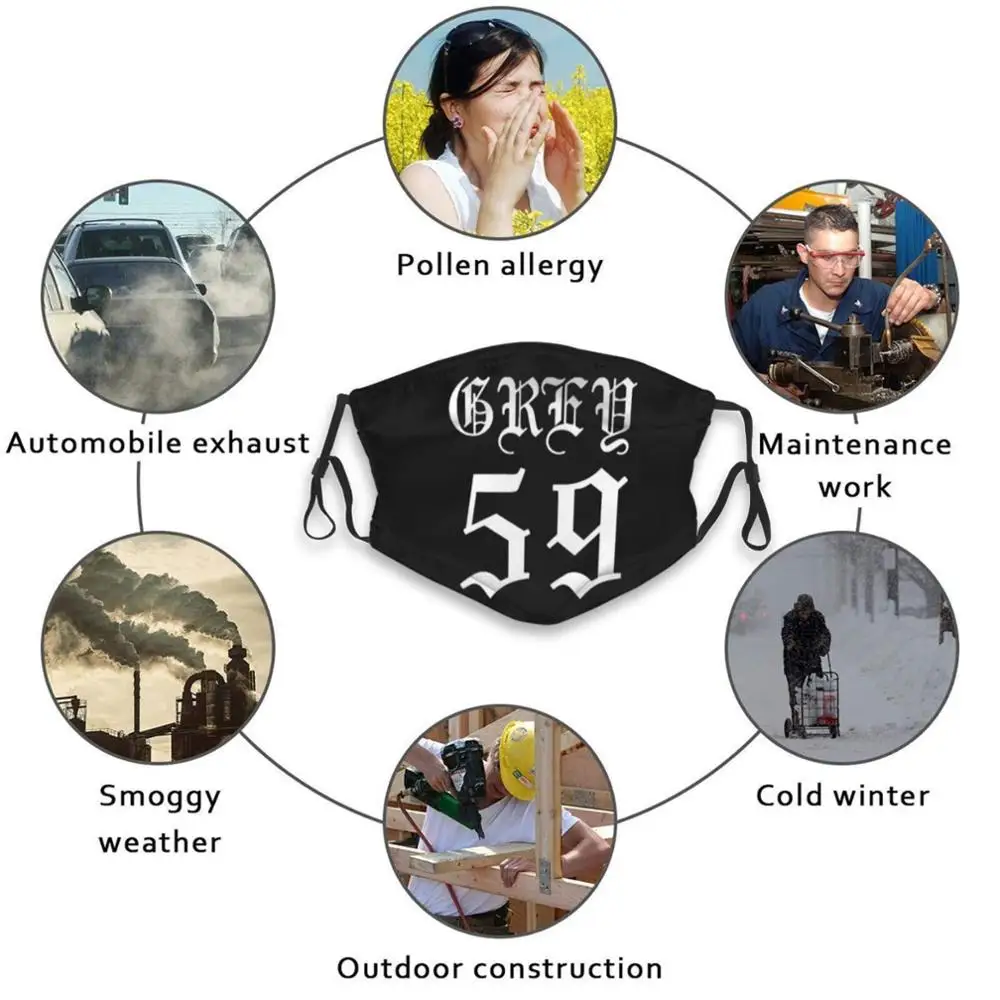 G59 отчеты Merch пользовательский дизайн для детей и взрослых Маска Защита от пыли